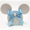 Scatolina porta confetti Topolino e Minnie Disney per nascita e Battesimo, stock da 25 pezzi