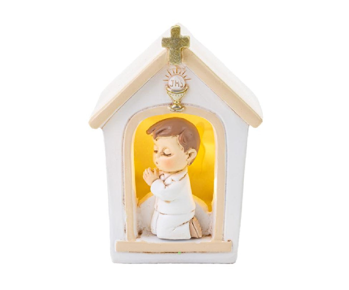 Bimbo in Chiesa per Prima Comunione, con LED