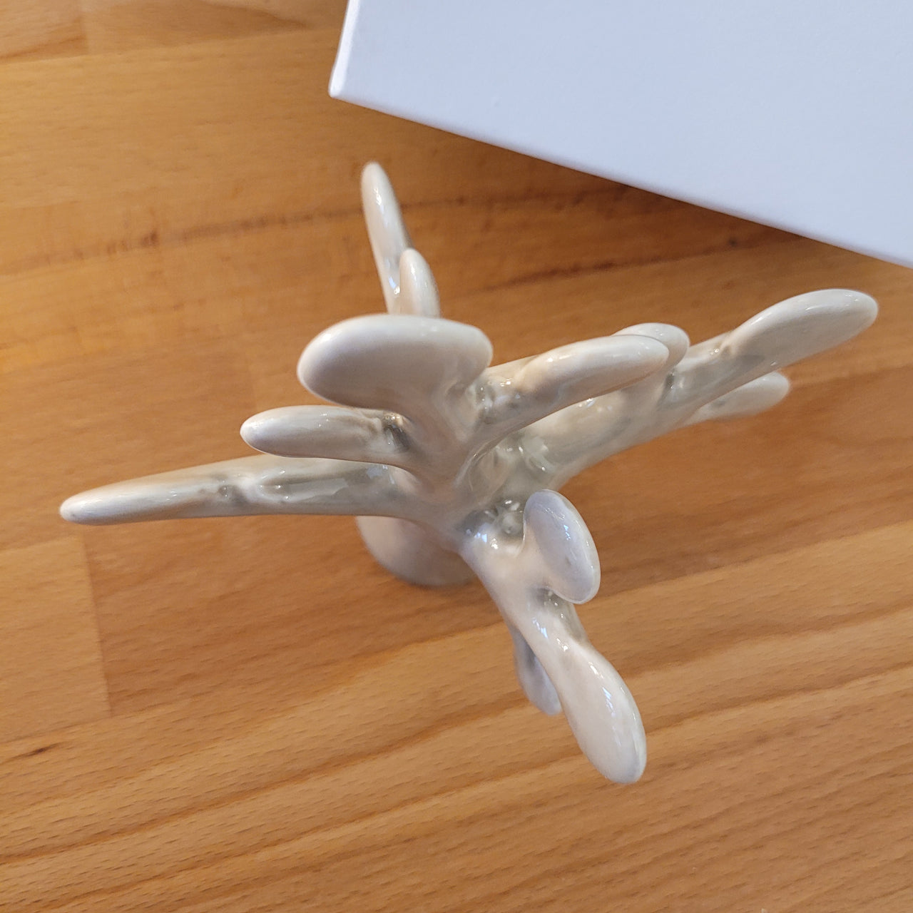 Albero della vita 3D in porcellana tortora