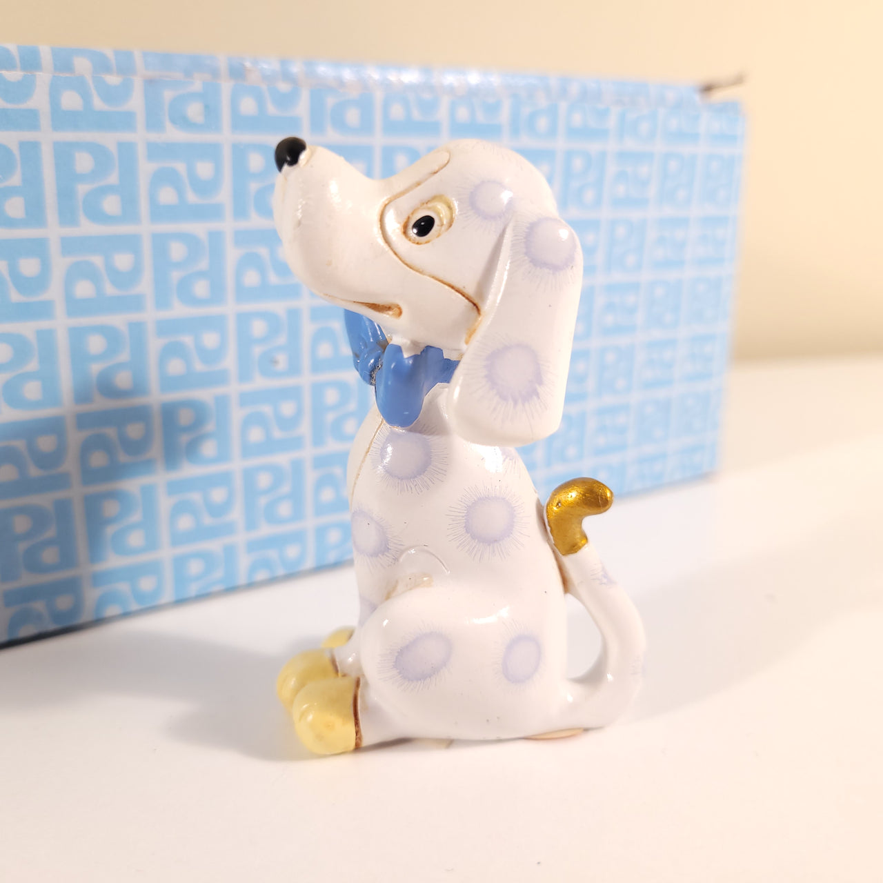 STOCK OFFERTA: Bomboniera cagnolino bianco e azzurro, 60 pezzi