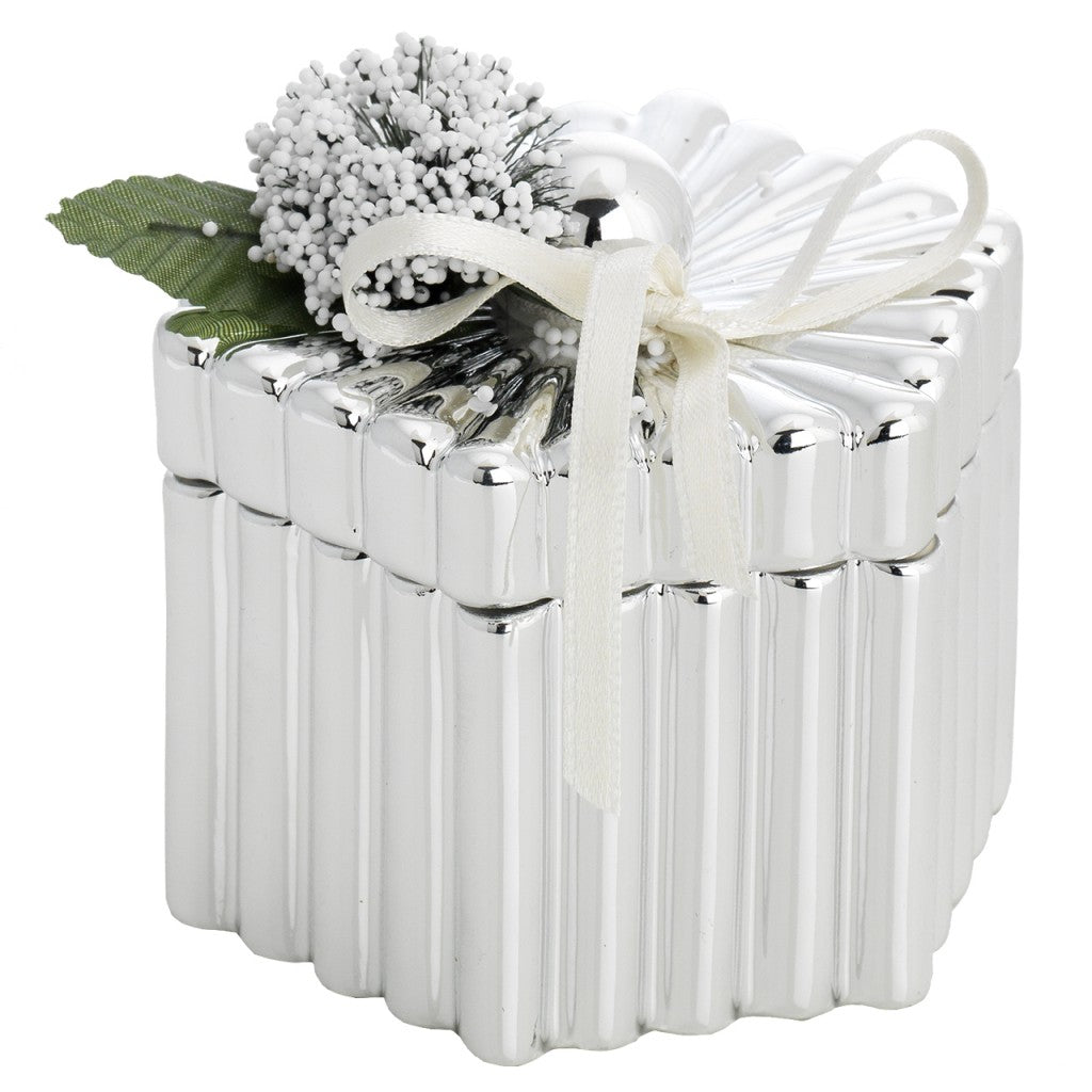 Scatolina esagonale decoro festoni