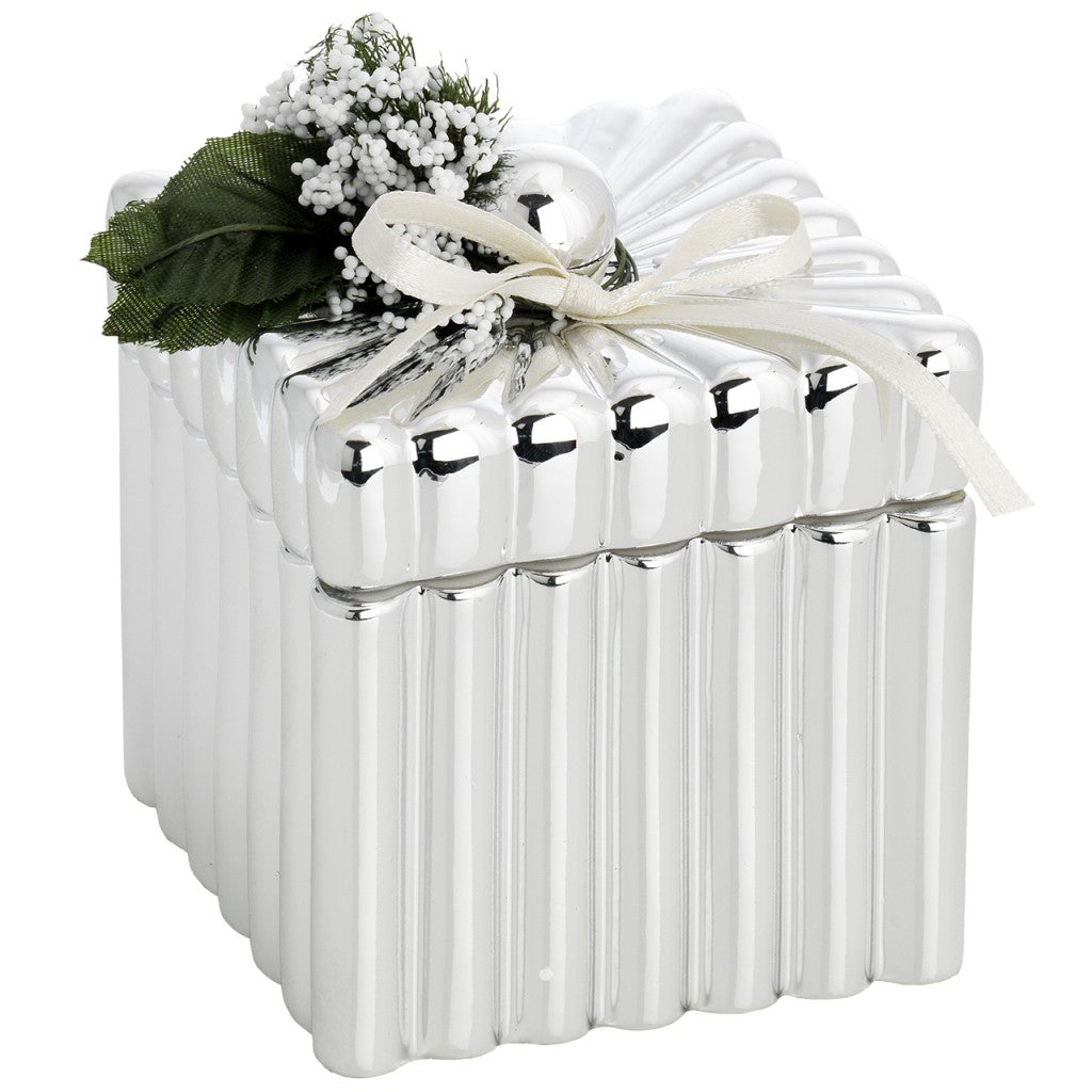 Scatolina quadra decoro festoni