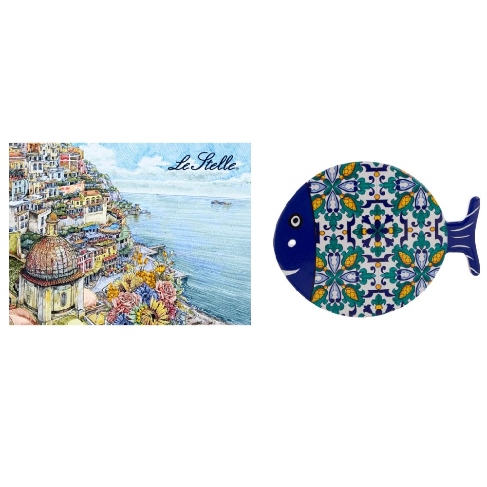 Poggiapentola pesciolino in ceramica