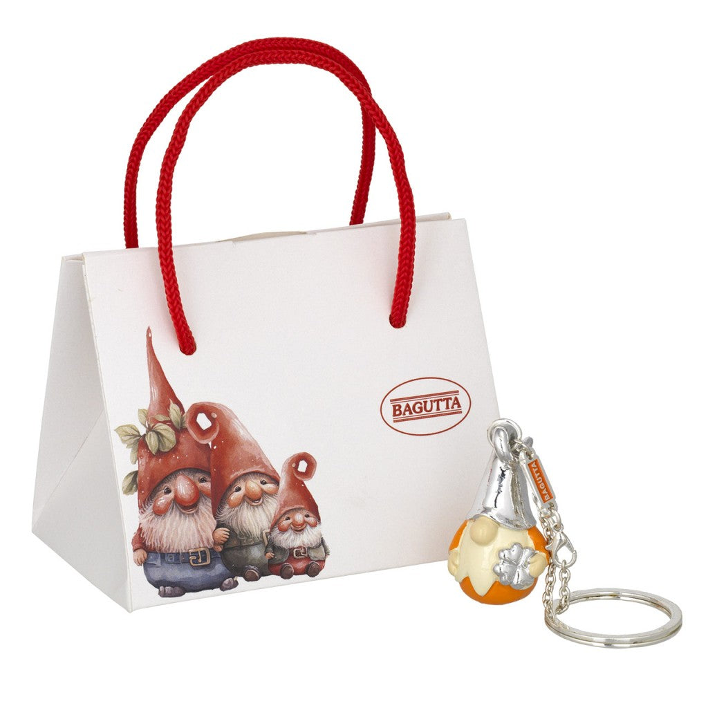 Gnomo portachiavi con catenella