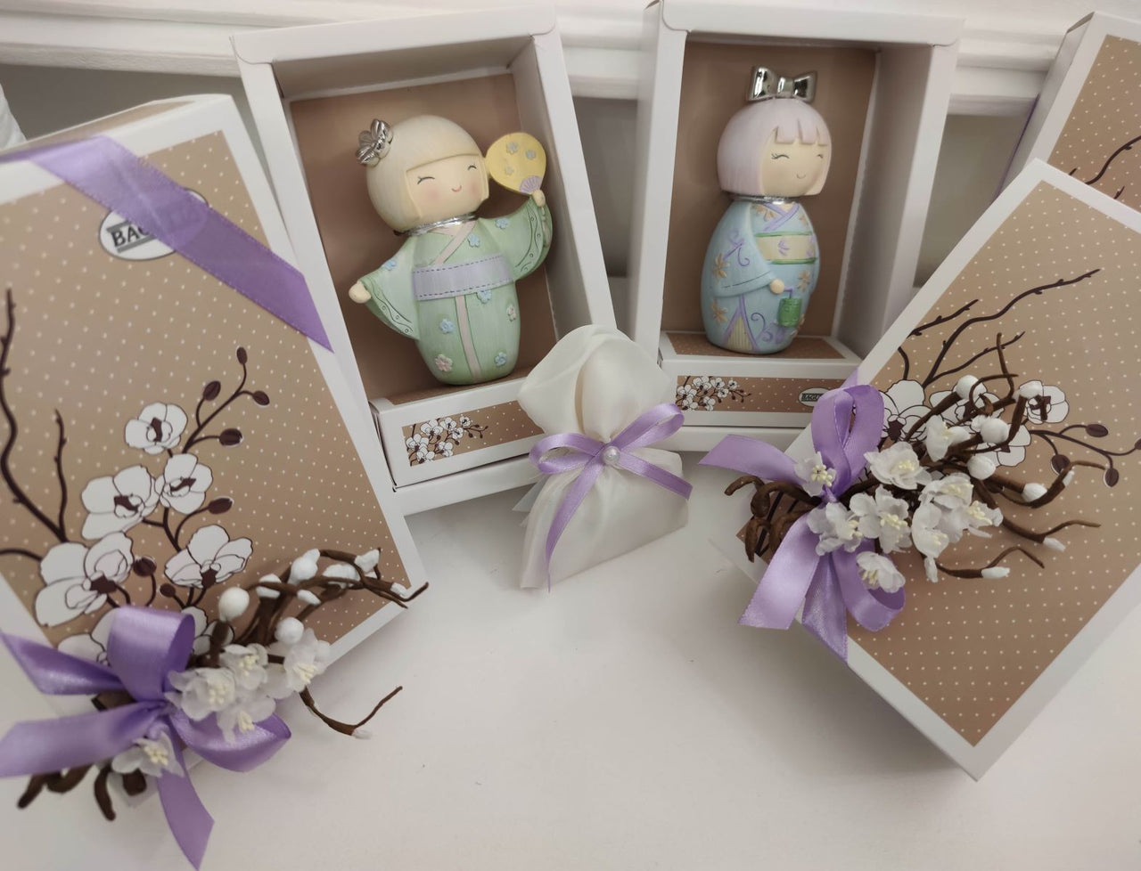 Bamboline Kokeshi, diffusori di profumo con essenza