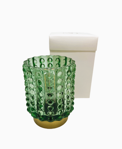 Lampada a LED in vetro verde