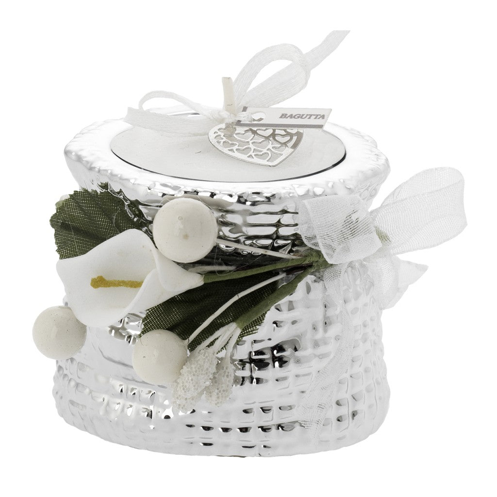 Portacandela mini sacco con tealight Bagutta, 6 colori