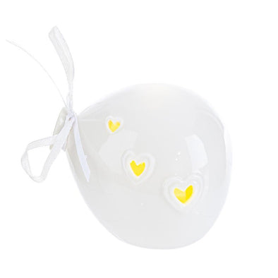 Palloncino in porcellana bianca con LED