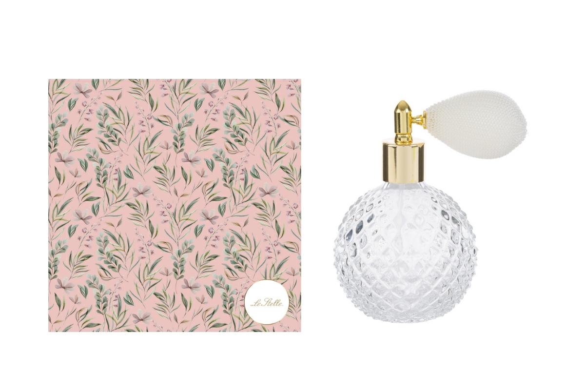 Portaprofumo spray tondo in vetro, 100 ml