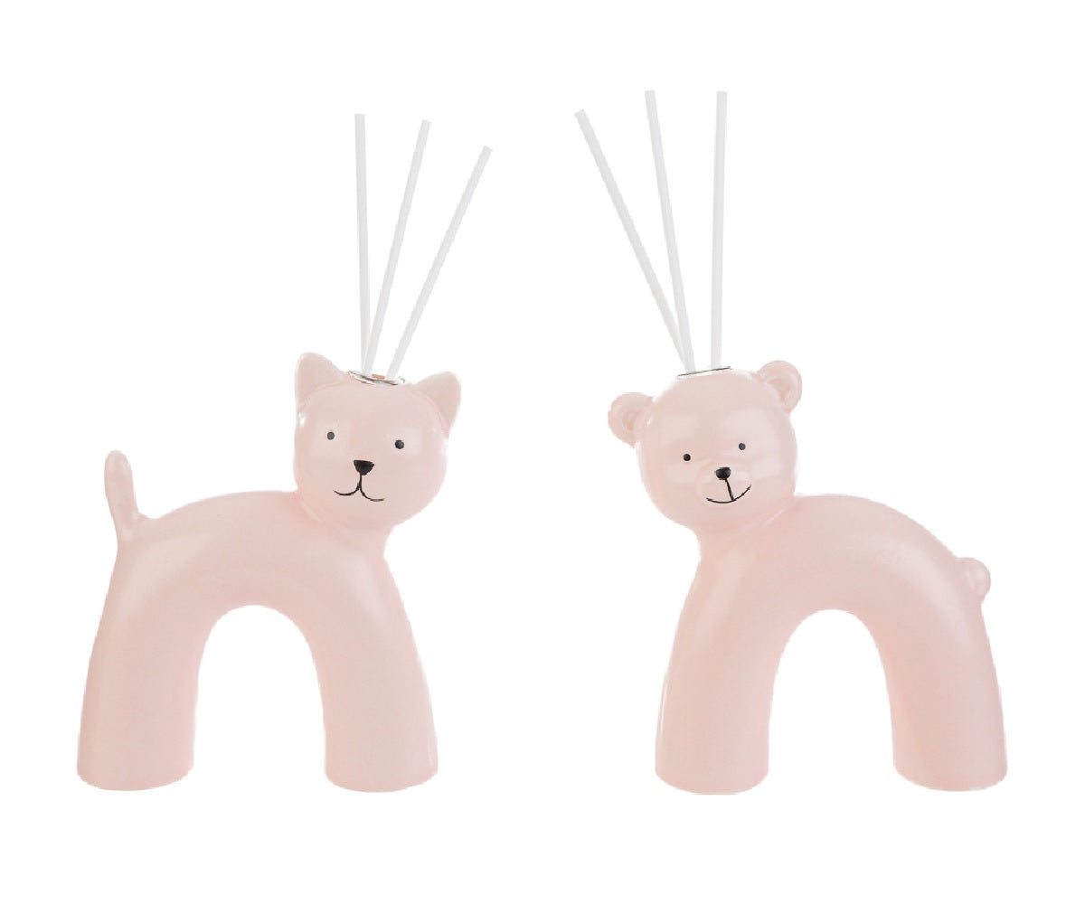 Bomboniera profumatore gatto rosa