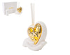 Profumatore cuore dorato con LED