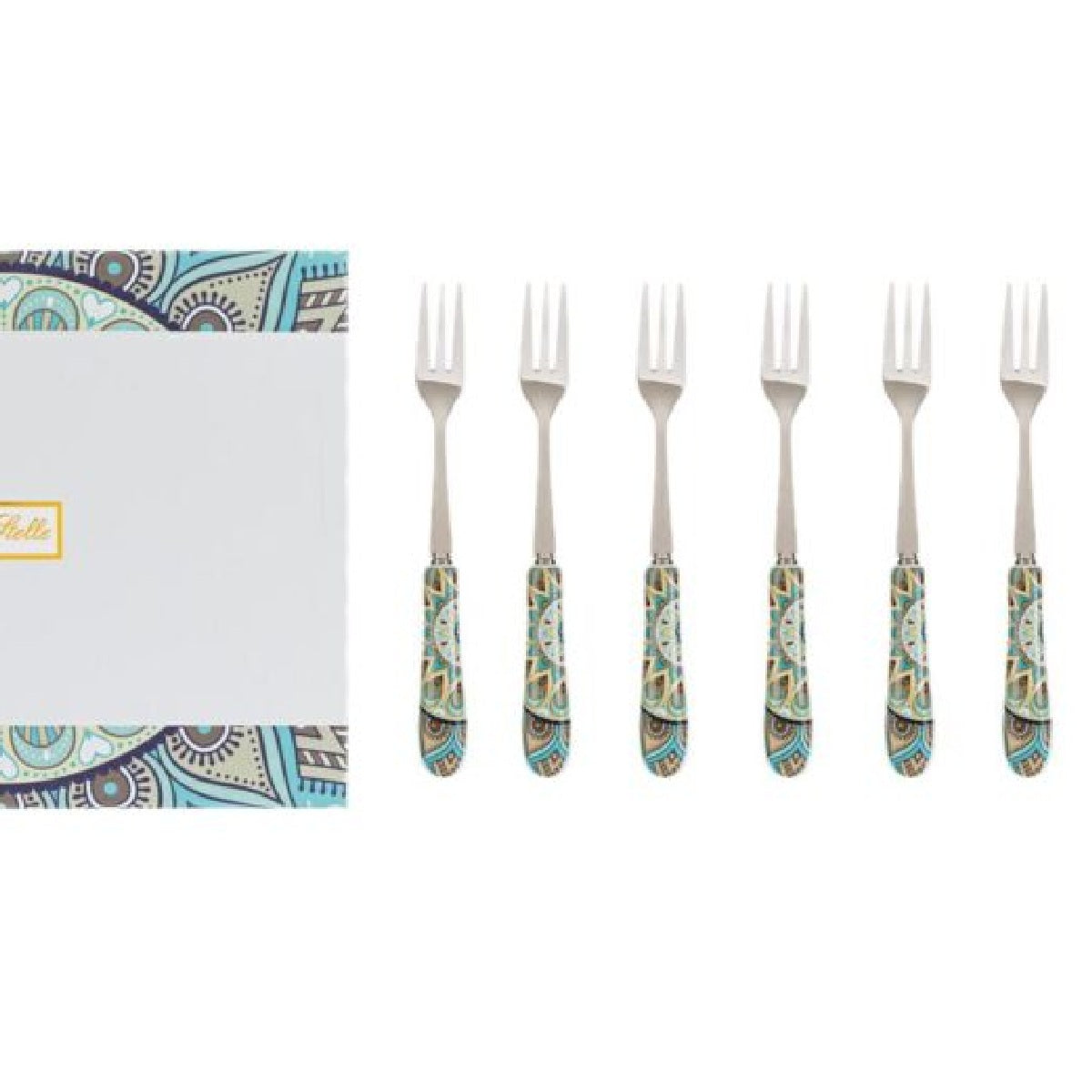 Cashmere: set di 6 forchettine