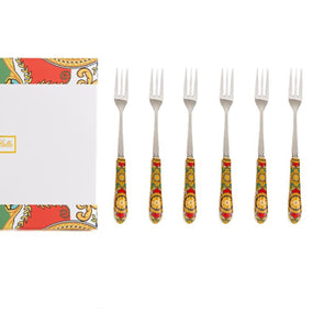 Royal Carousel: set di 6 forchettine