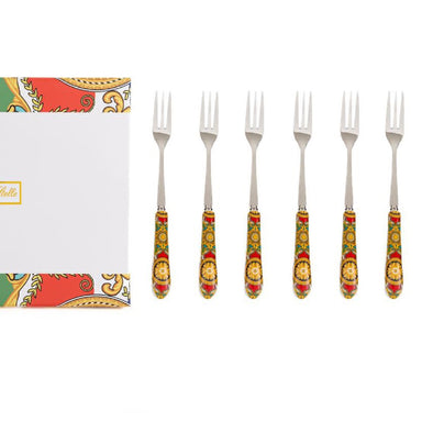 Royal Carousel: set di 6 forchettine