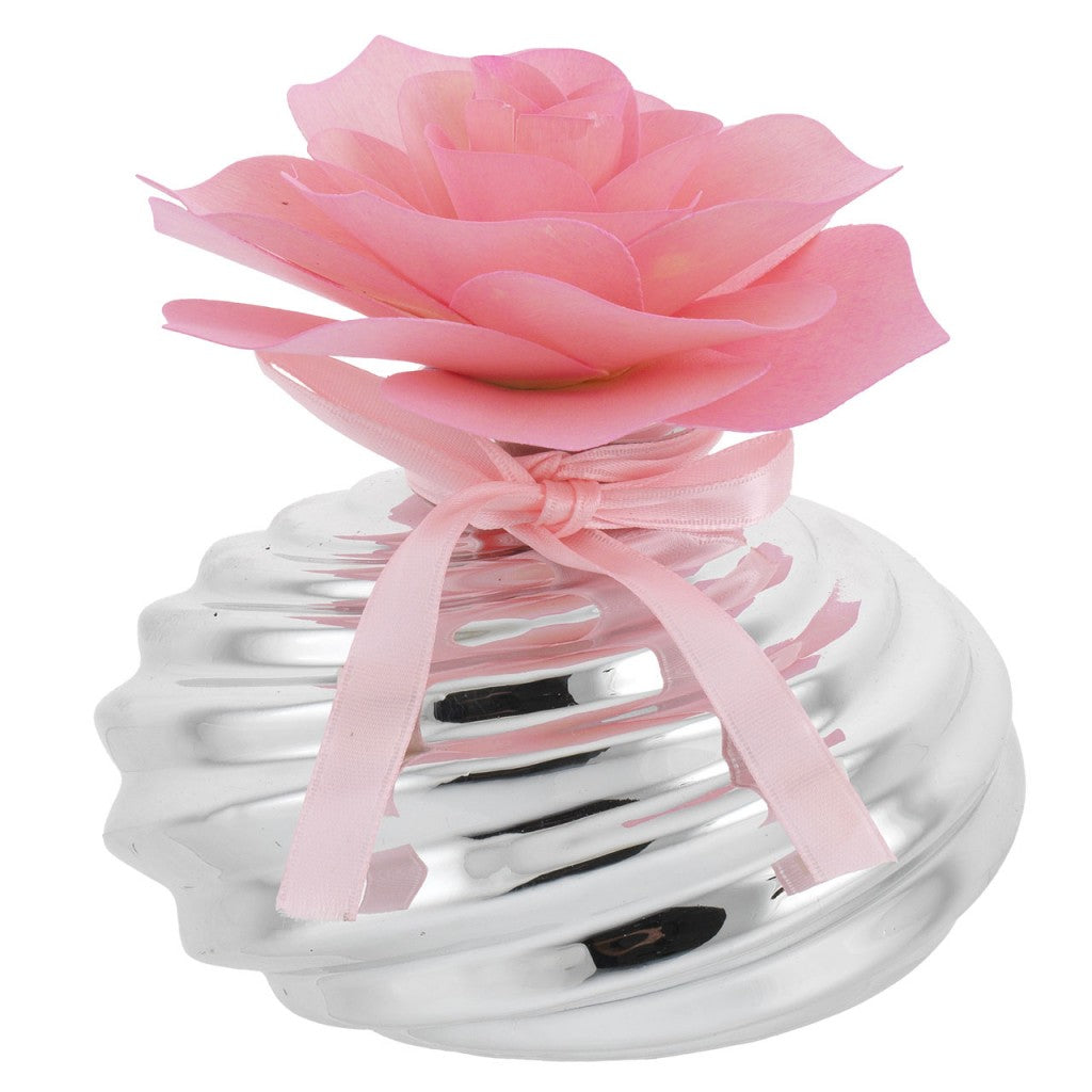 Sfera diffusore di profumo per ambiente con Rosa in legno