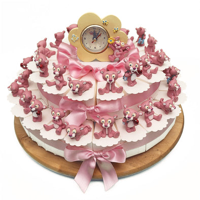 Torta bomboniera con Pantera rosa baby