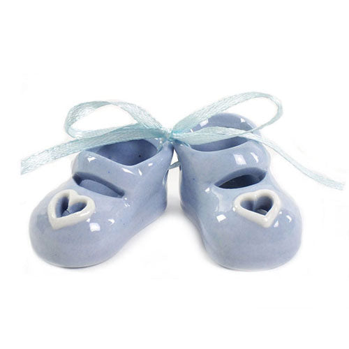 Coppia scarpine in porcellana, 17 pezzi