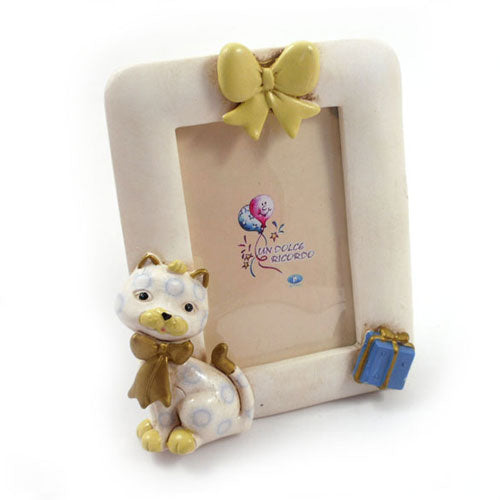 STOCK OFFERTA: Cornice portafoto gattino azzurro, 64 pz