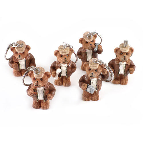 STOCK OFFERTA: Bomboniera portachiavi orsetto, 100 pz