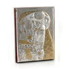 Quadretto con Bacio di Klimt in argento e oro