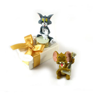 Bomboniera Tom e Jerry musicisti con scatolina e confetti