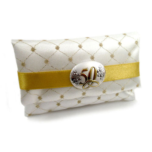 Bustina porta confetti 50° anniversario di matrimonio STOCK 25 pz