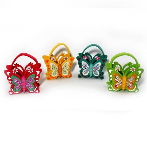 Cestino porta confetti farfalla grande, 2 pezzi