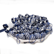 cesto con sacchettini tema mare e stella marina bomboniere blu