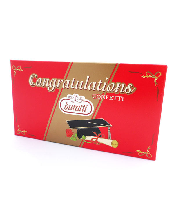 confetti-mandorla-Capri-rossi-per-laurea