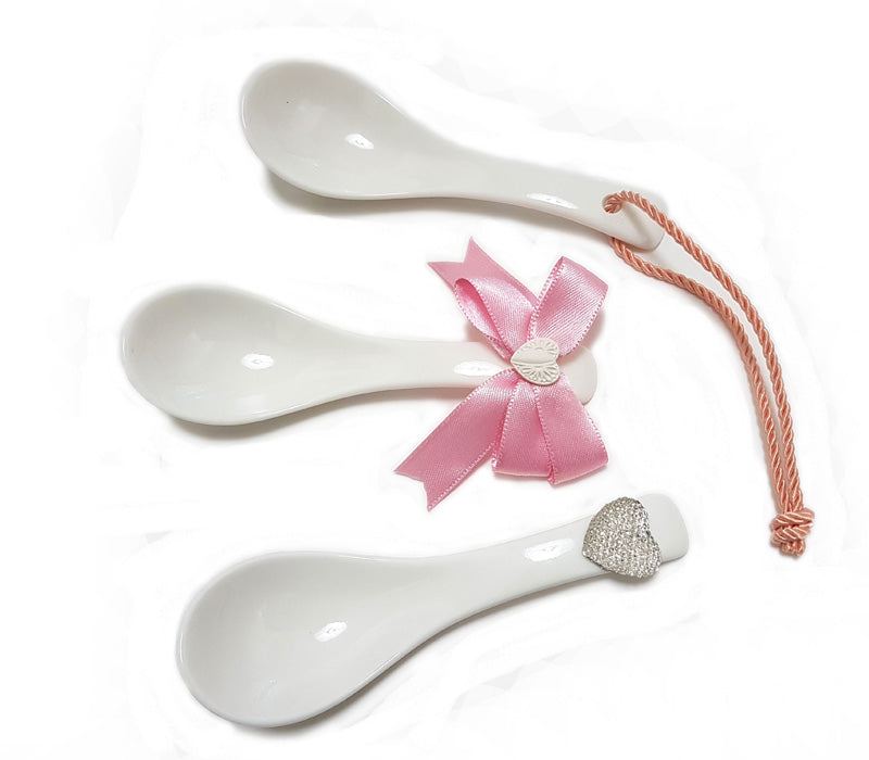Cucchiai in porcellana per confettata
