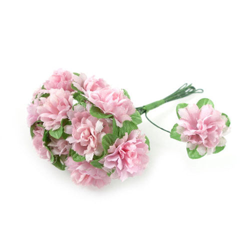 Fiore Gardenia azzurra rosa bianca ocra, 60 pz