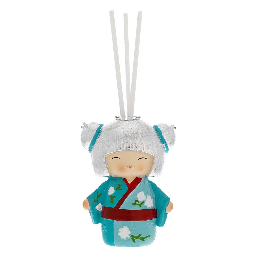 Kokedoll, diffusori di profumo con bastoncini, con codini