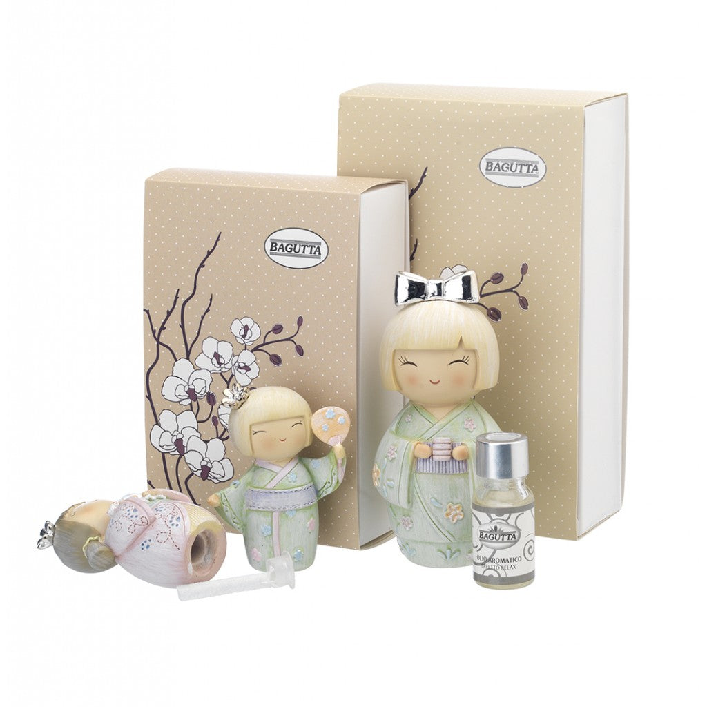 Bamboline Kokeshi, diffusori di profumo con essenza