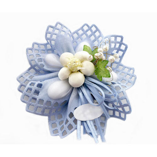 Coccarda portaconfetti Camilla carta zucchero, 25 pz