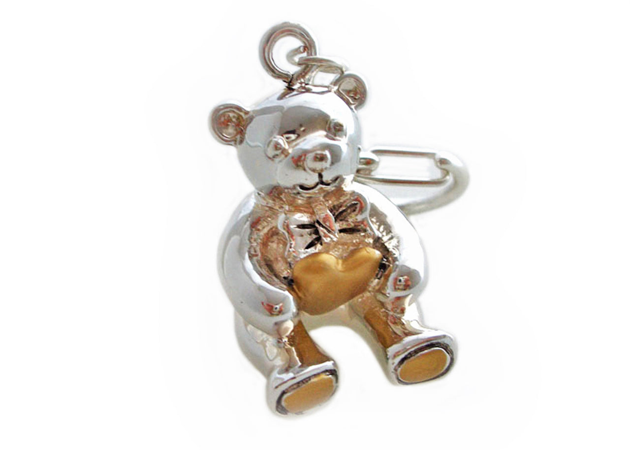 STOCK OFFERTA: 27 Portachiavi orsetto e tartaruga argento Paterna & Livi