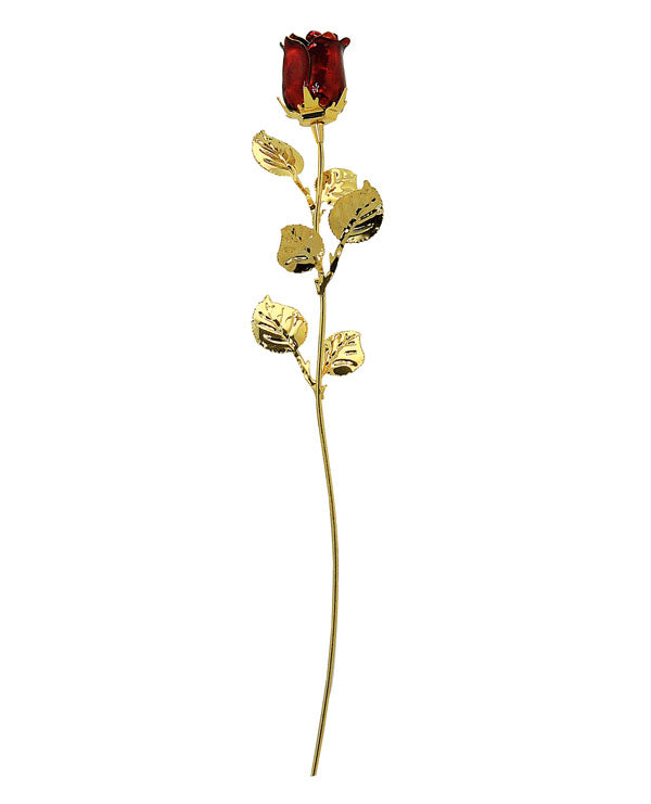 rosa-bagutta-dorata-rossa-30cm