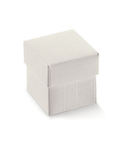 Scatolina portaconfetti bianca misura 5x5x5 per bomboniere e confetti per  quialsiasi cerimonia – Bomboniere Infinity