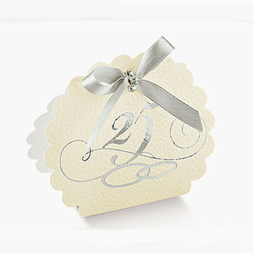 Scatolina portaconfetti 25° anniversario di matrimonio