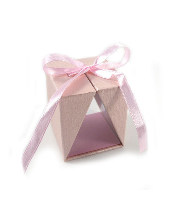 Stock 12 scatoline per confetti rosa – Bomboniere Infinity